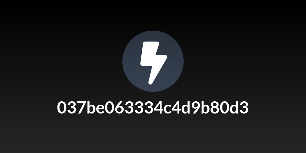 037be063334c4d9b80d3