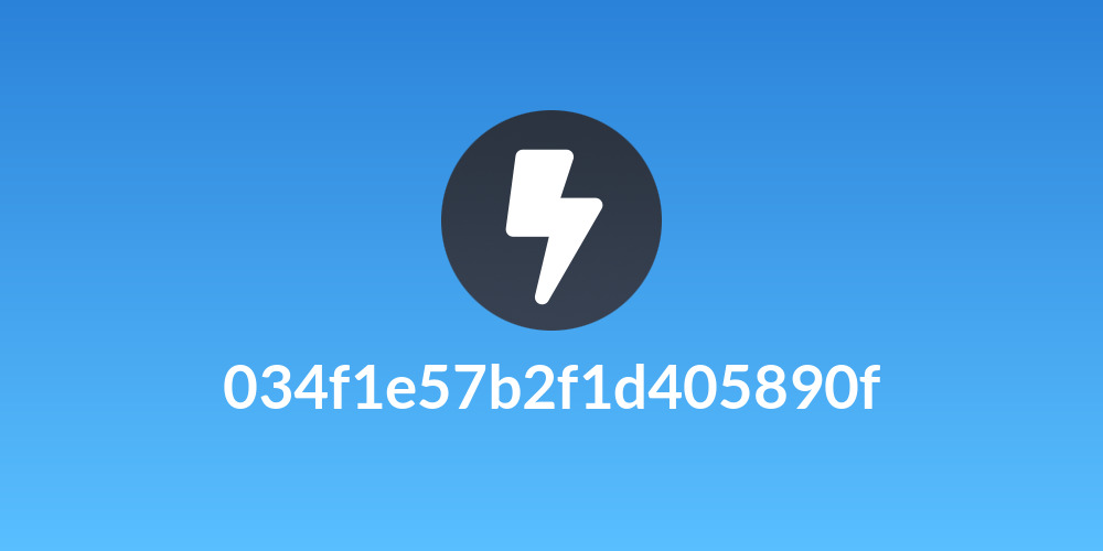 034f1e57b2f1d405890f