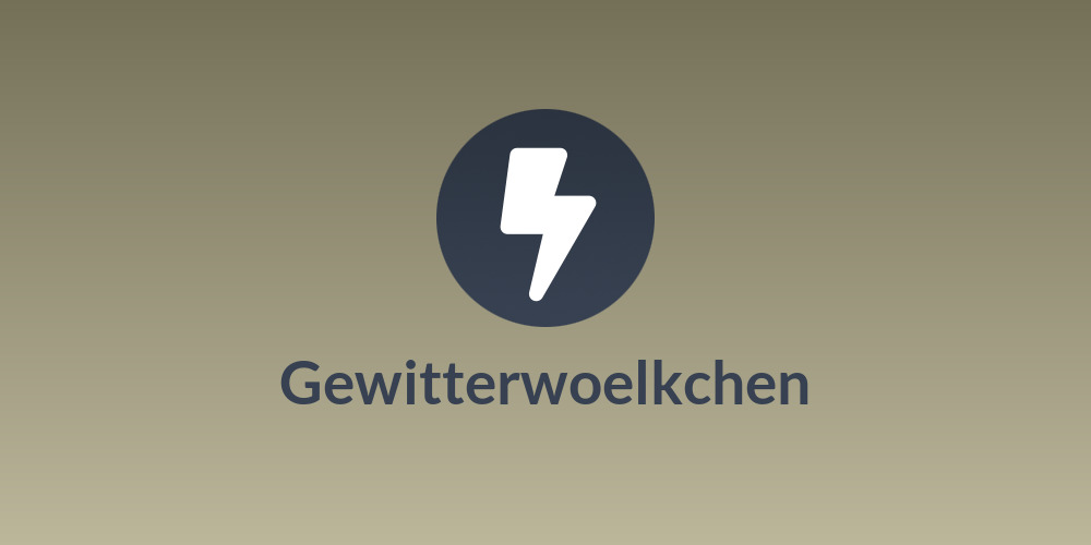 Gewitterwoelkchen
