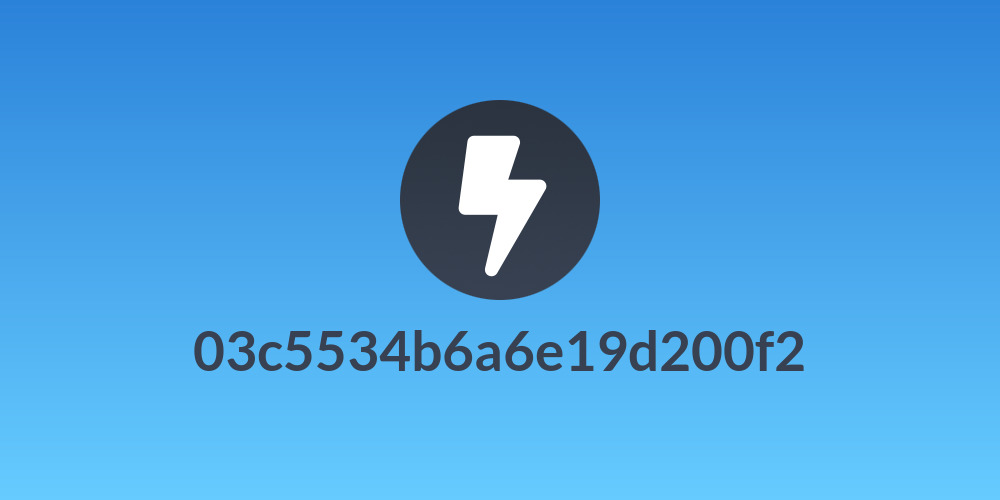 03c5534b6a6e19d200f2