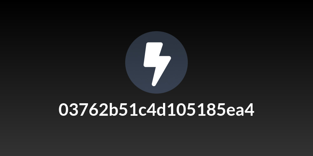 03762b51c4d105185ea4