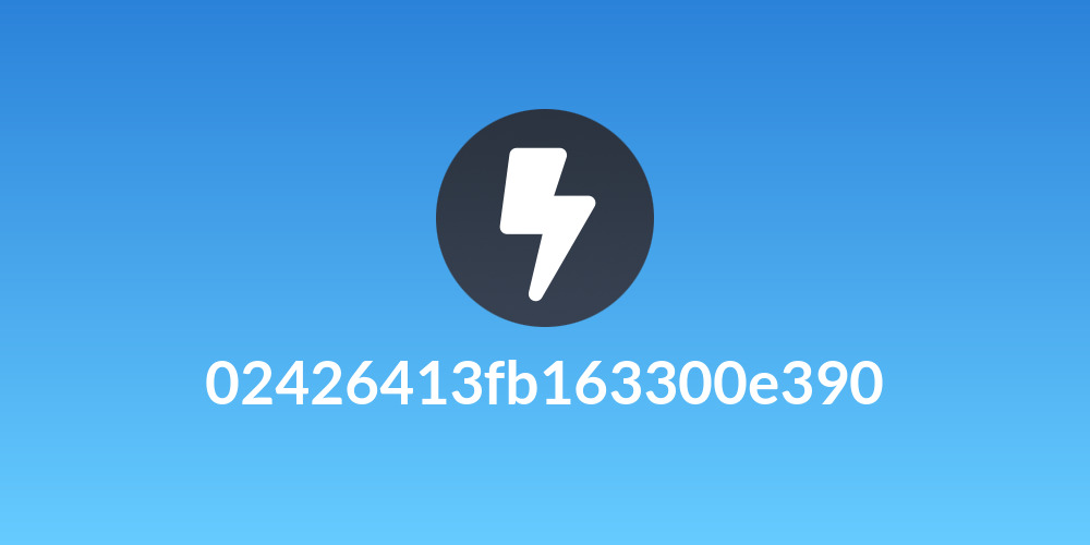 02426413fb163300e390