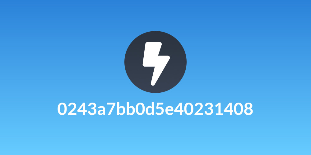 0243a7bb0d5e40231408