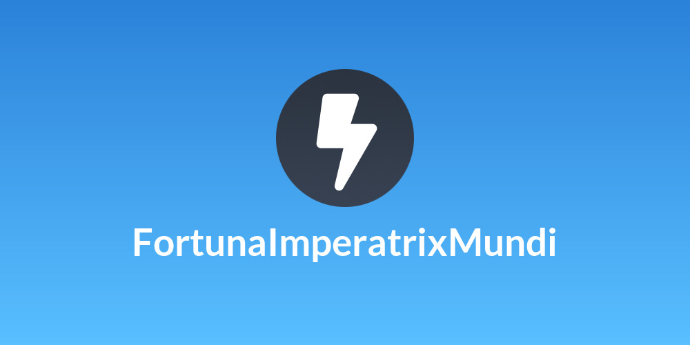FortunaImperatrixMundi