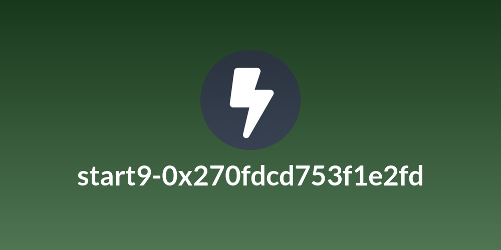 start9-0x270fdcd753f1e2fd