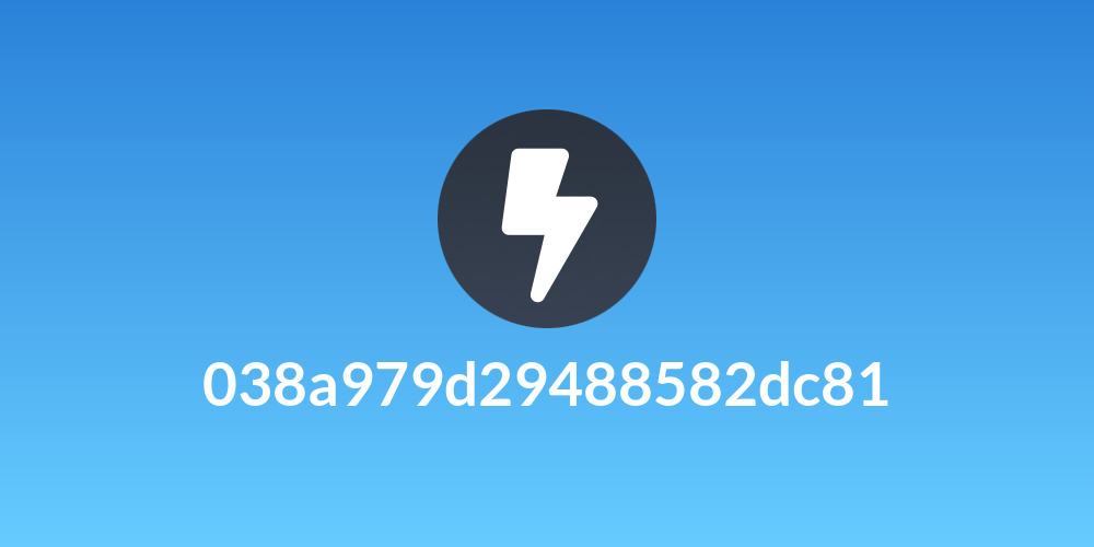 038a979d29488582dc81