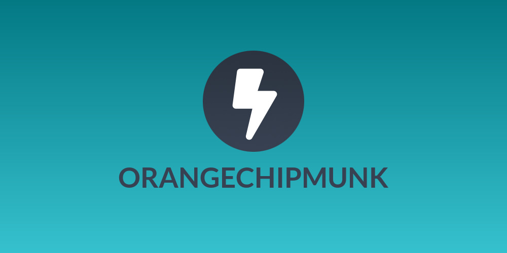 ORANGECHIPMUNK