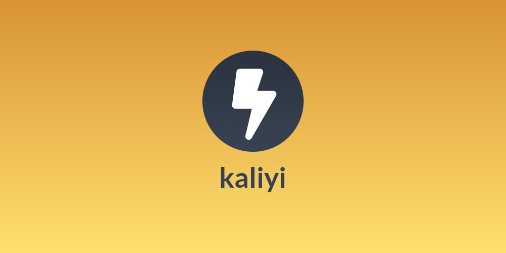 kaliyi