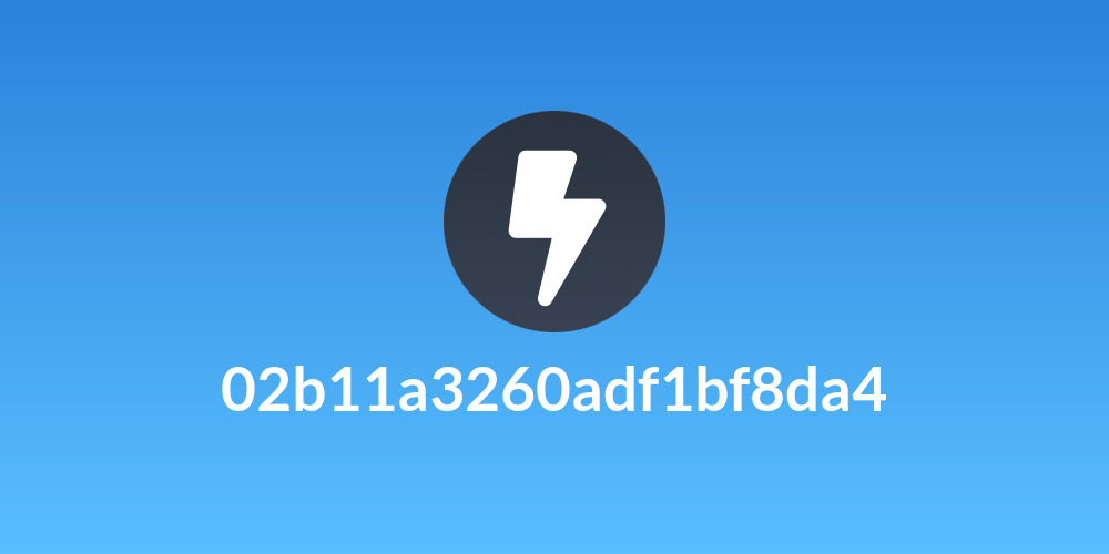 02b11a3260adf1bf8da4