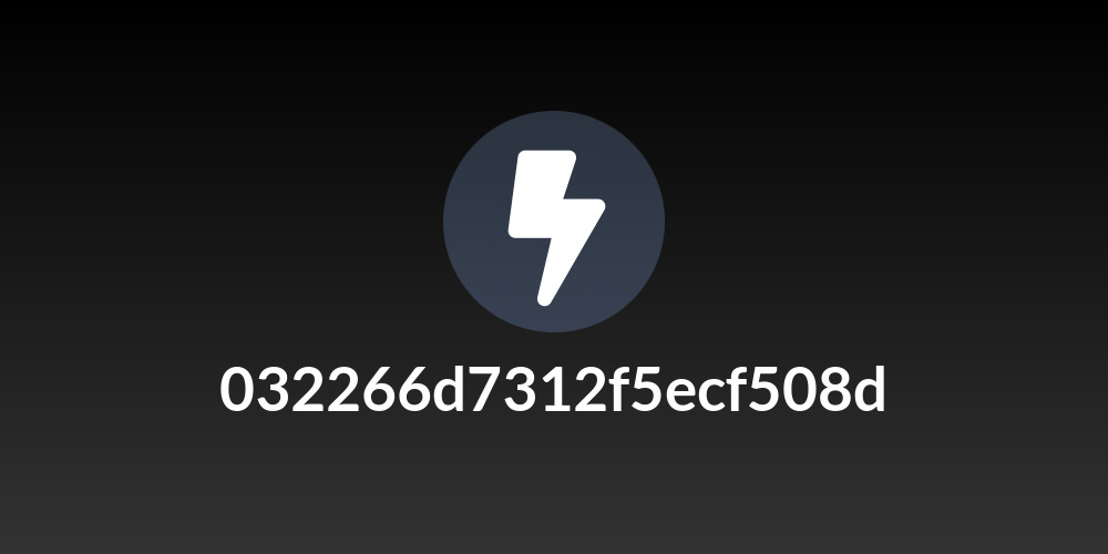 032266d7312f5ecf508d