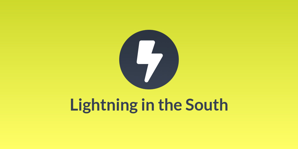 Lightning in the South