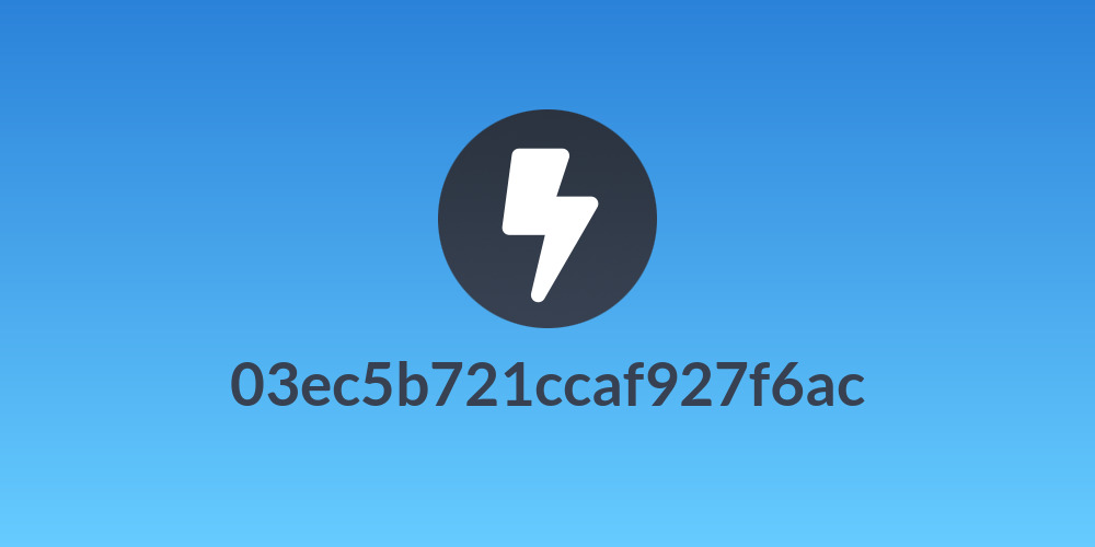 03ec5b721ccaf927f6ac