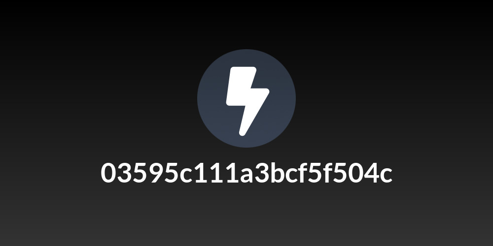 03595c111a3bcf5f504c