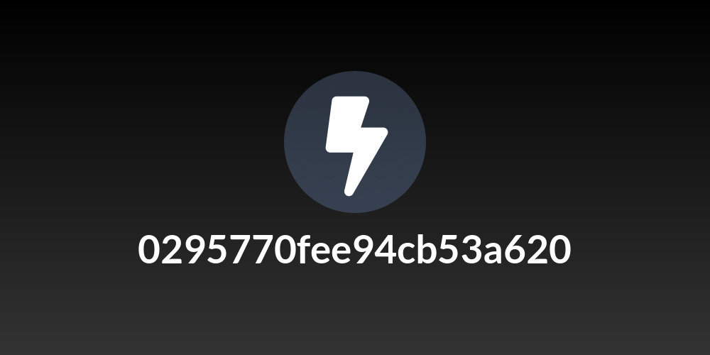 0295770fee94cb53a620