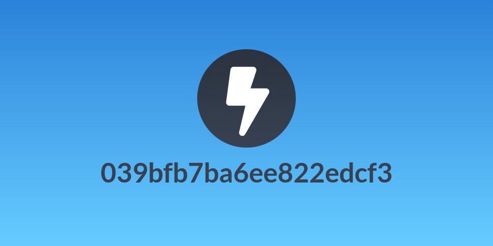 039bfb7ba6ee822edcf3