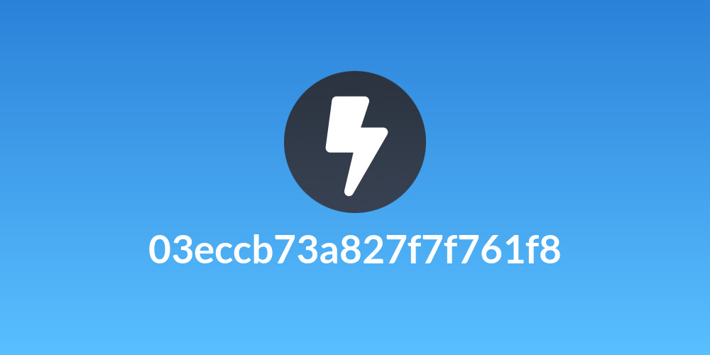 03eccb73a827f7f761f8