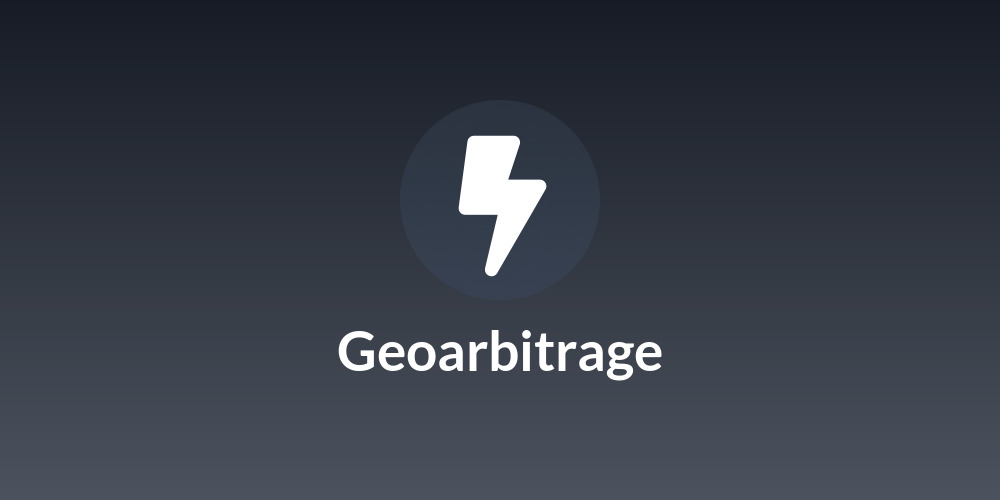 Geoarbitrage