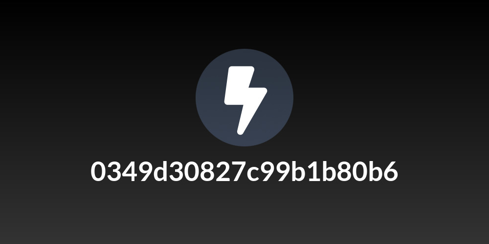 0349d30827c99b1b80b6