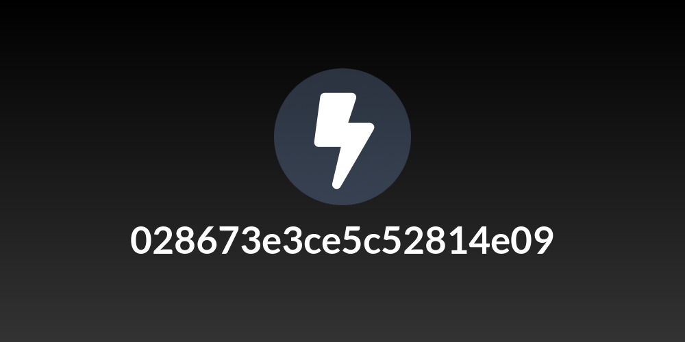 028673e3ce5c52814e09