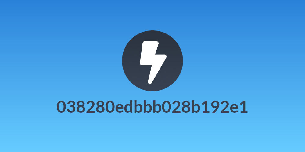 038280edbbb028b192e1