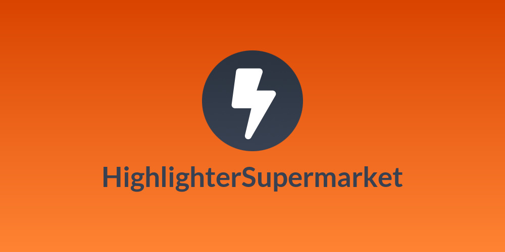 HighlighterSupermarket