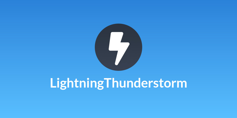 LightningThunderstorm