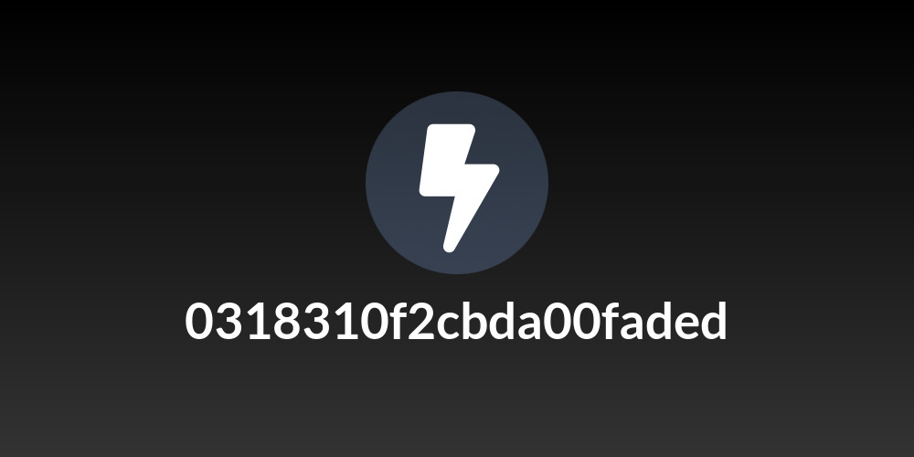 0318310f2cbda00faded