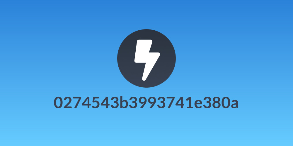 0274543b3993741e380a