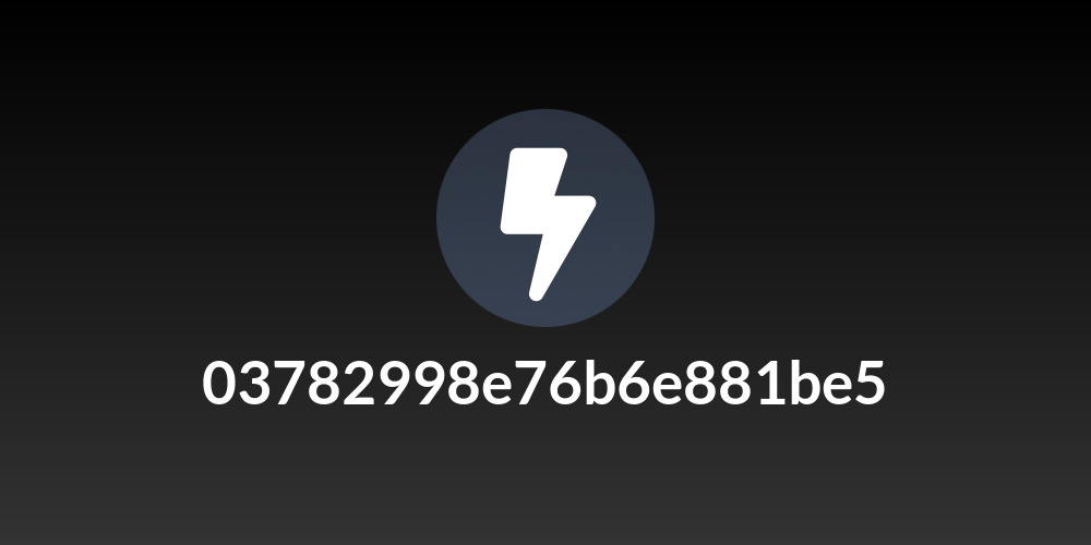 03782998e76b6e881be5