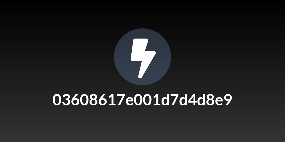 03608617e001d7d4d8e9