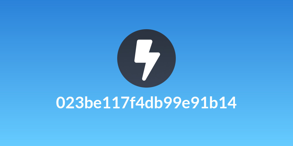 023be117f4db99e91b14