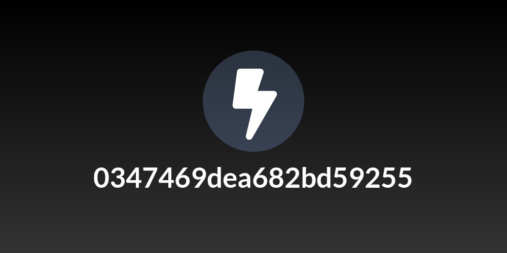 0347469dea682bd59255