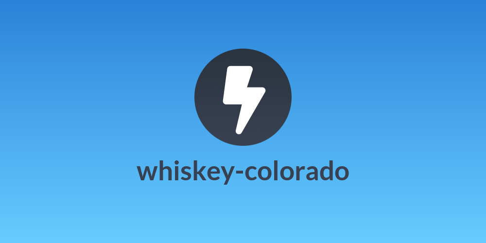 whiskey-colorado