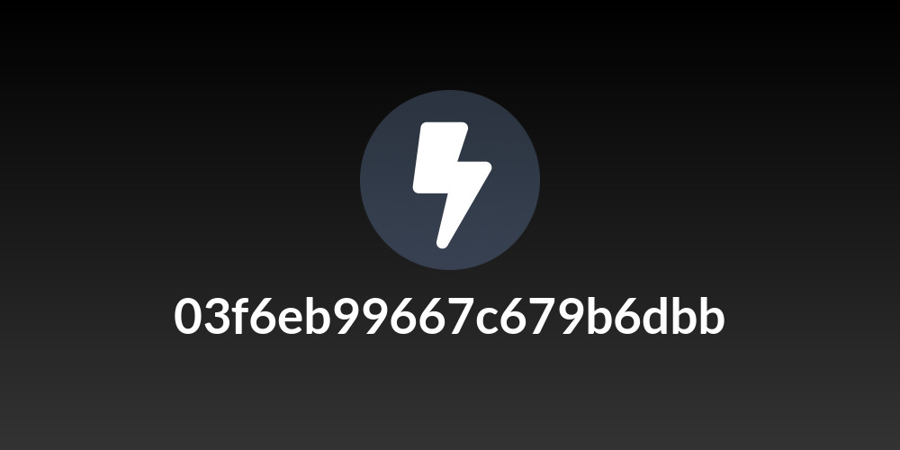 03f6eb99667c679b6dbb