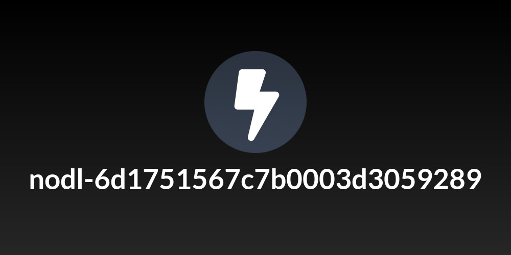 nodl-6d1751567c7b0003d3059289