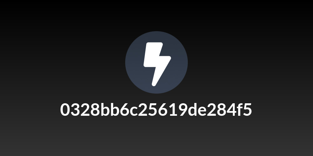 0328bb6c25619de284f5