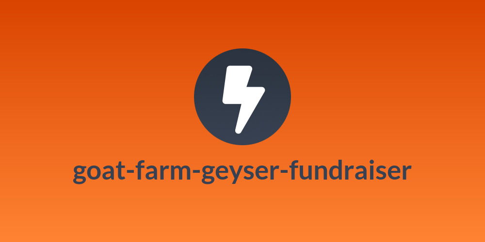 goat-farm-geyser-fundraiser