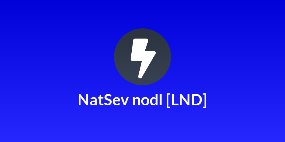 NatSev nodl [LND]