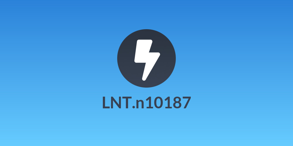 LNT.n10187