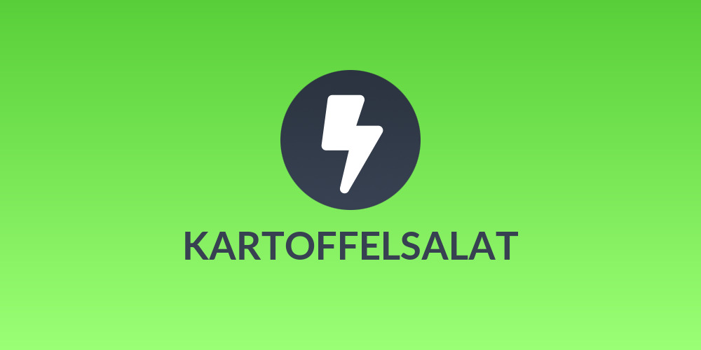 KARTOFFELSALAT
