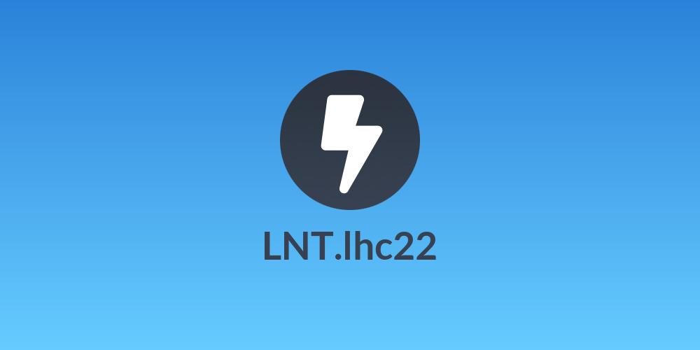 LNT.lhc22
