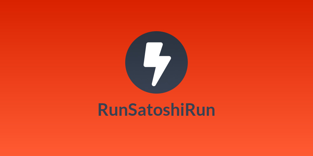 RunSatoshiRun⚡