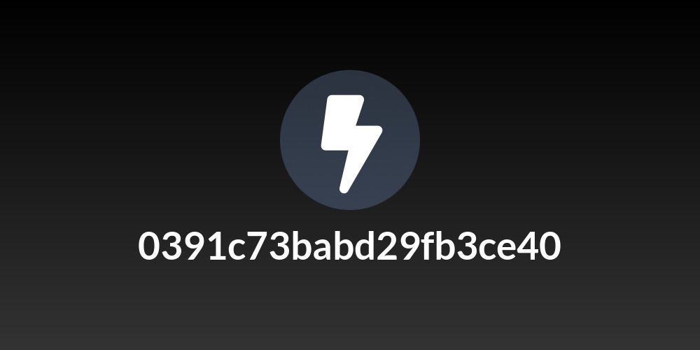 0391c73babd29fb3ce40