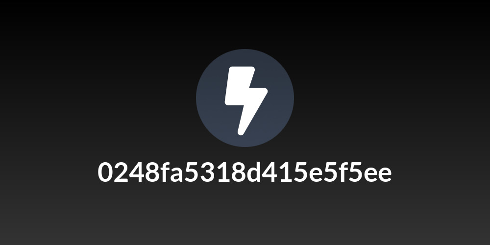 0248fa5318d415e5f5ee