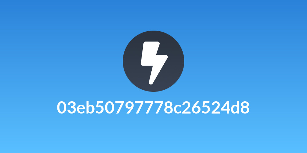 03eb50797778c26524d8