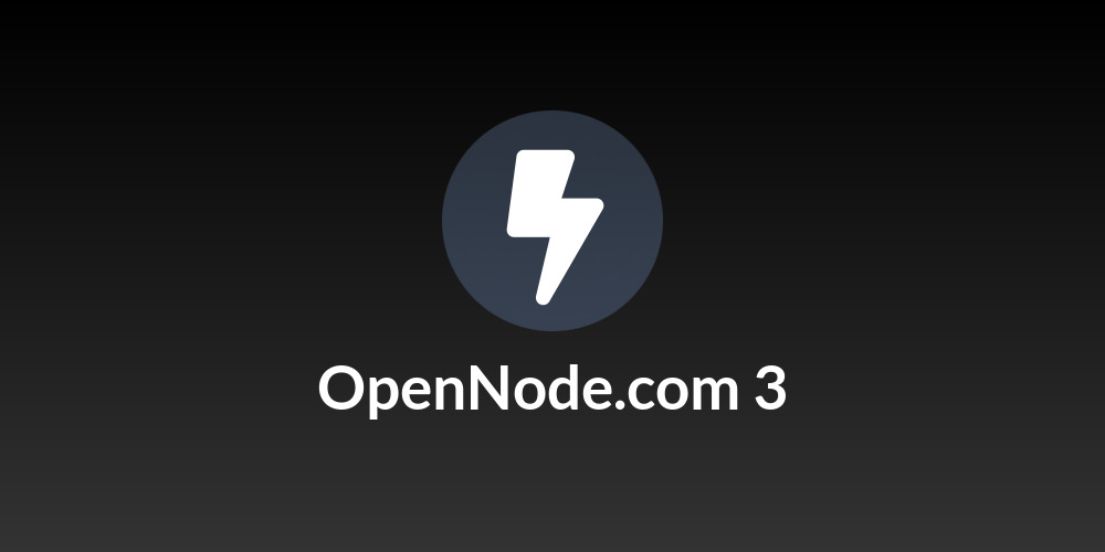 OpenNode.com 3