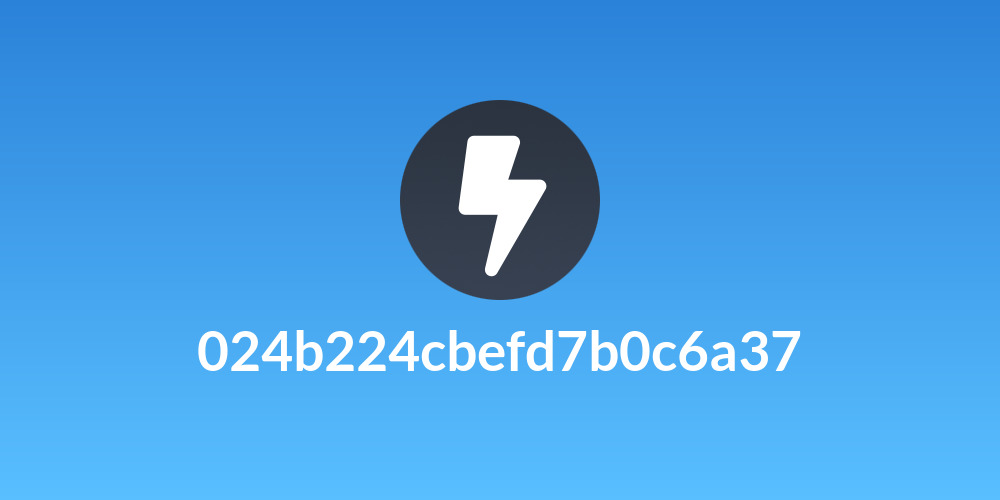 024b224cbefd7b0c6a37
