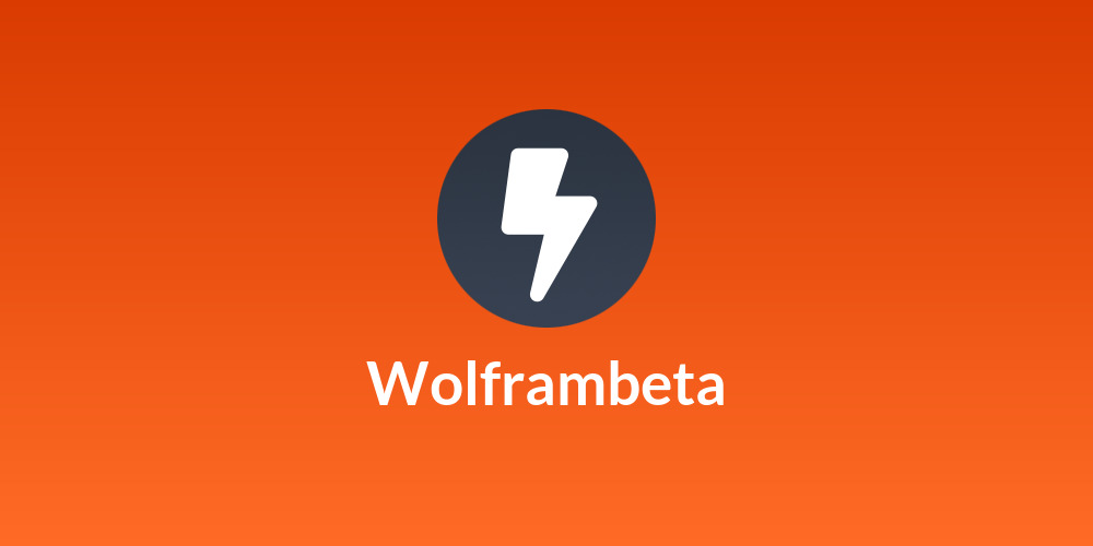 ⚡Wolframbeta⚡