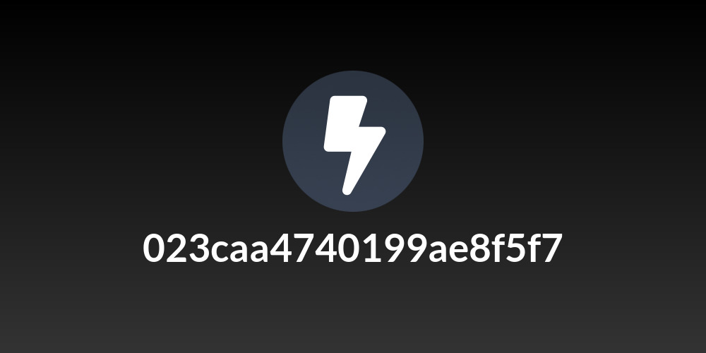 023caa4740199ae8f5f7