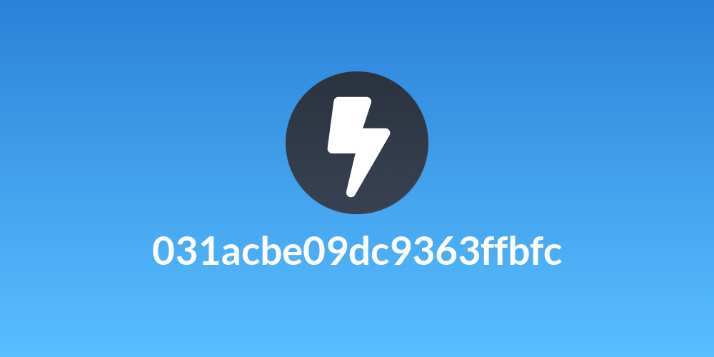 031acbe09dc9363ffbfc